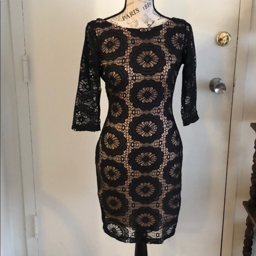 Short backless dress
